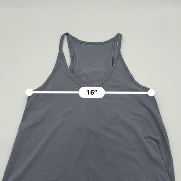 Lululemon Grey Open Back Tank - Picture 5 of 10